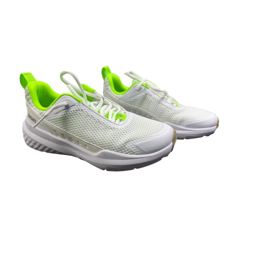 Under Armour Project Rock BSR 5 Women's Size 6 White / Green Training Shoes Gym